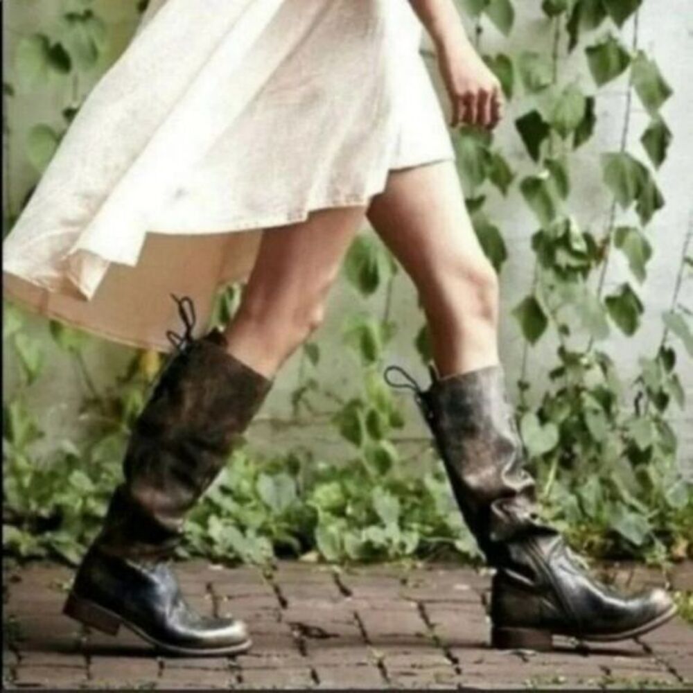 Bed‎ Stu Manchester tall boots size 6 in teak leather $350